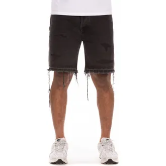 Billionaire Boys Club BB Evo Cutoff Denim Shorts in Dark Hive at Nordstrom, Size 34