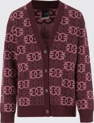 Pinko Cardigan in misto viscosa con logo Love Birds Pinko