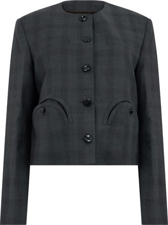 Blaz&eacute; Milano Jassen, Dames, Grijs, S, Wol, Shamo Bolero