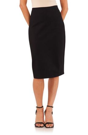 1.State Fitted Pencil Skirt in Rich Black at Nordstrom, Size Medium
