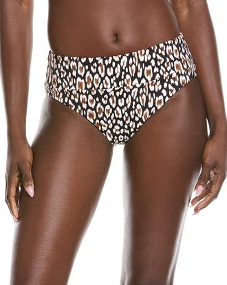Tommy Bahama Palm Modern Safari Cat High-Waist Bikini Bottom