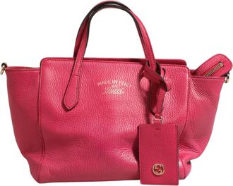 Gucci Swing Leather 2Way Tote Womens Bag (Pre-Owned)