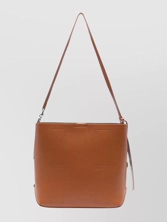 Hogan h-hobo medium leather shoulder bag