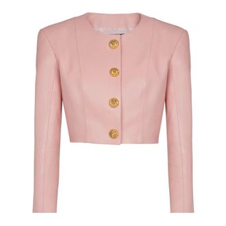 Balmain Mujer, Chaquetas, Rosa, Talla: S