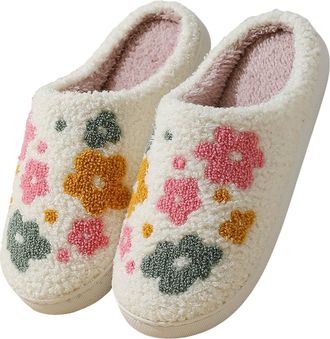 Generic memory foam slippers women Fluffy Slippers Women,Memory Foam Ladies Slippers for House,Cosy Womens Slippers Faux Fur Lined,Anti-Slip Mens Womens Slipp