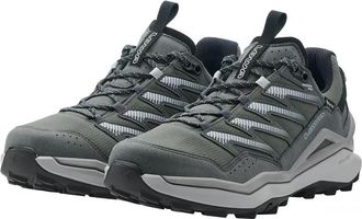 Lowa Wanderschuh LOWA MADDOX PRO GTX LO, Herren, Gr. 41,5, grau, grau, Synthetik, Textil, Schuhe Wanderschuh, wasserdicht, winddicht,atmungsaktiv dank GORE