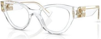 Miu Miu 52mm Phantos optical glasses in Transparent at Nordstrom