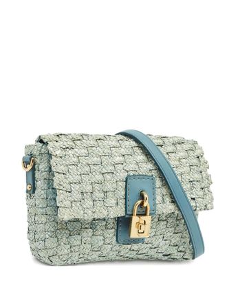 Dolce & Gabbana Borsa a spalla con dettaglio a lucchetto - Blu