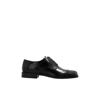Maison Margiela Tabi Veterschoenen - Heren - Nette schoenen - Zwart - 43 EU - Leer - Schoenen