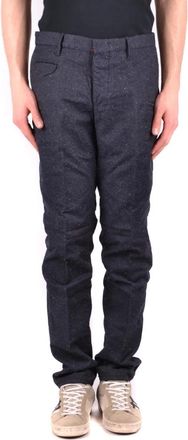 Incotex Broek - Heren - Slim Fit Broeken - Blauw - W35 - Katoen - Broeken