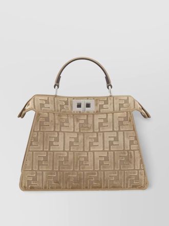Fendi peekaboo iseeu small fabric shoulder bag