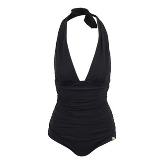 Dolce & Gabbana One-piece, female, Black, Size: M One-piece Swimsuit with Animal Print