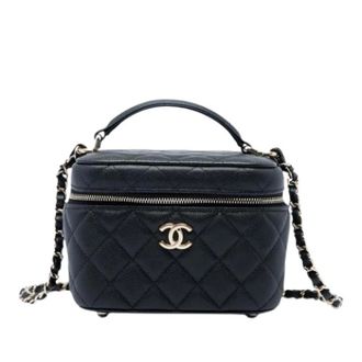 Chanel Pre-owned Mini Satchel - Dames - Pre-owned - Zwart - Maat: ONE Size Leer