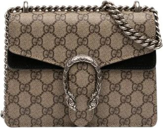 Gucci Pre-owned Cross Body Bags, female, Beige, Size: ONE SIZE Pre-owned Vintage Crossbody Bag