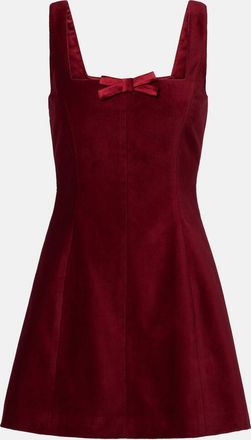 Markarian Abito corto Brooke in velluto di cotone