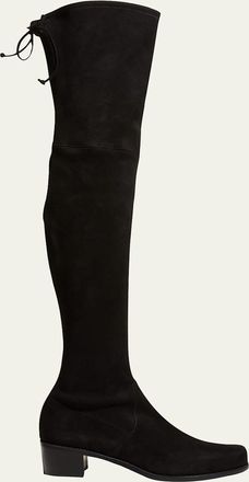 Stuart Weitzman Tieland Suede Over-The-Knee Boots