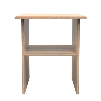 Welcome Furniture Cairo Ready Assembled Lamp Table - Bardolino Oak - Welcome Furniture | TJ Hughes