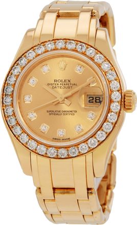 Rolex Pre-owned Rolex Lady-Datejust Automatic Chronometer Diamond Ladies Watch 80298