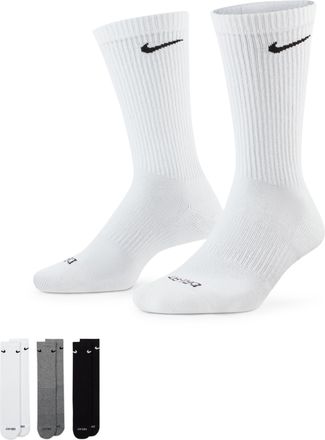 Nike Unisex Everyday Plus Cushioned Training Crew Socks (3 Pairs) in Multicolor | SX6888-964