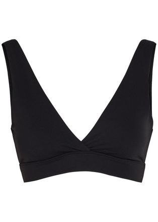 Tala Dayflex V-neck Stretch-jersey Sports bra - Black - S (UK8-10 / S)