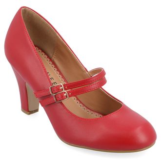 Journee Collection Womens Wide Width Windy Pumps