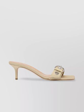 Aeyde sandals with buckle detail and kitten heel