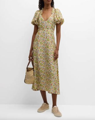 The Great. The Hyacinth Dress In Floating Petals