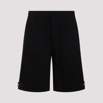 Alexander McQueen Alexander Mcqueen Mens Shorts - Black Cotton - Size Medium