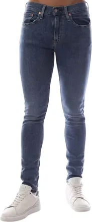 Levi's Heren 512 5 Pocket Slim Jeans (Blauw)