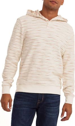 Threads 4 Thought Kieran Shoreline Baja Stripe Hoodie in Ecru /Papaya at Nordstrom, Size Xx-Large