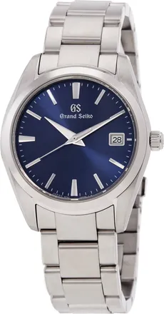 Grand Seiko Heritage Quartz Blue Dial Mens Watch SBGX265