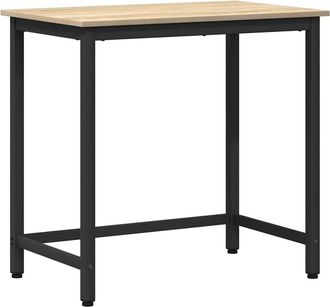 vidaXL Mesa Roble Sonoma 100 X 50 X 76,5 Cm Vidaxl