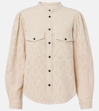 Isabel Marant Kaina broderie anglaise blouse