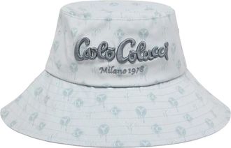Carlo Colucci Bucket Hat - Heren - Hoeden - Grijs - L/Xl - Accessoires