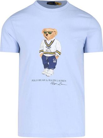 Polo Ralph Lauren Custom Slim Fit Polo Bear Jersey T-Shirt Clothing