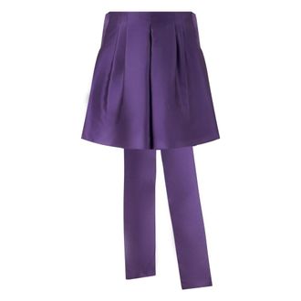 Alberta Ferretti Dames, Rokken, Paars, Maat: XS Zijde