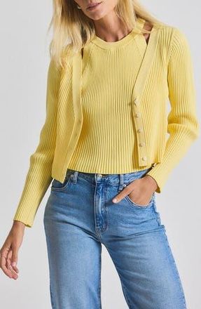 Derek Lam Lonnie Layered Sweater in Buttercup at Nordstrom Rack, Size Xx-Large