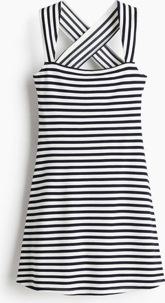 H&M &Auml;rmelloses Jerseykleid - Blue