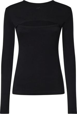 Courr&egrave;ges Mujer, Camisetas, Negro, Talla: XS