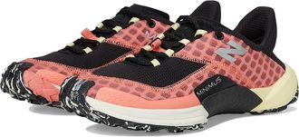 New Balance Minimus Trail v1 Womens Running Shoes Sunfade Red/Black/Parchment : 11 B - Medium, Rubber