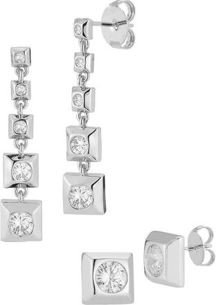 Glaze Jewelry Plated Cz Earrings