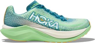 Hoka One One Mens Mach X Shoe In Ocean Mist/lime Glow