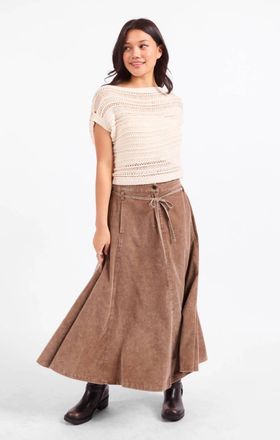 Sadie & Sage Adara Open Knit Sweater Vest In Cream