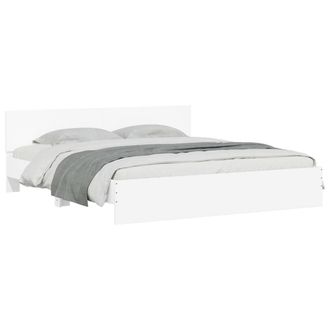 Berkfield Home Durable Bed Frame without Mattress White 200x200 cm