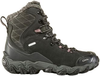 Oboz Footwear Womens Bridger 7 Insulated Waterproof Boots Black 8