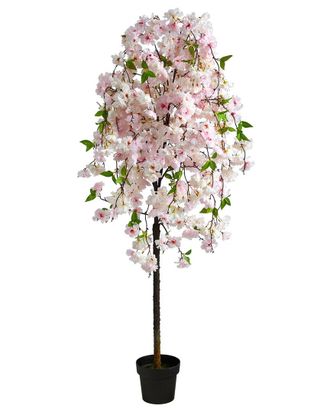 Nearly Natural 5Ft Cherry Blossom Artificial Tree