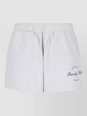 Sporty & Rich straight shorts side pockets back pocket