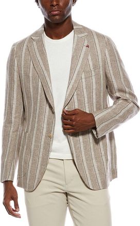 Isaia Capri Linen & Wool-Blend Sport Jacket