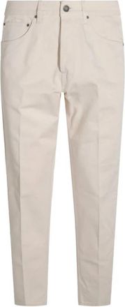 Lardini Straight Leg Jeans - Heren - Slim Fit Jeans - Beige - W36 - Katoen - Jeans