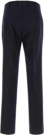 Pantaloni Torino Mens Midnight Blue Wool Pant Exterior: Virgin Pantaloni Trousers